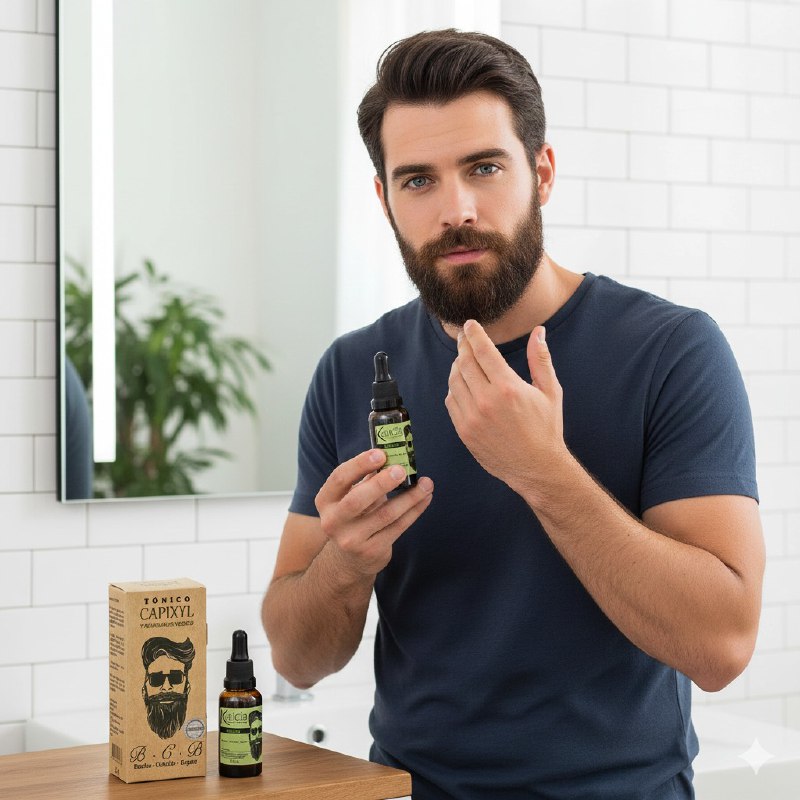 ACEITE PARA EL CABELLO TONICO MINOXIDIL Y ARANDANOS NEGROS PARA EL CRECIMIENTO DE LA BARBA Y PELO KARICIA 30ML