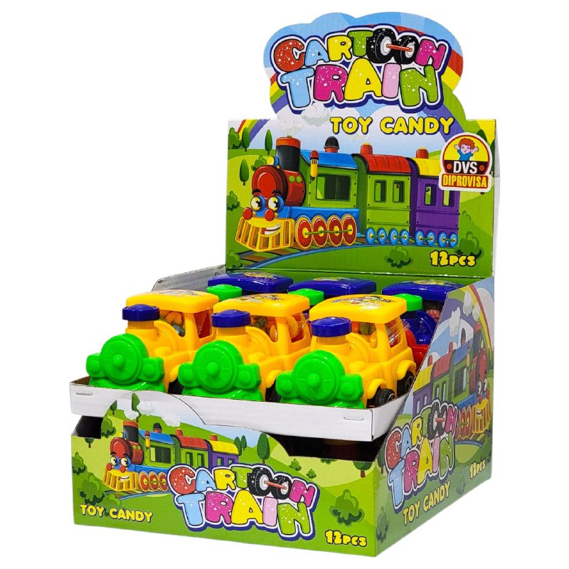 COMIDA DULCES CON JUGUETE TREN DVS DIPROVISA 12UND DE 8G