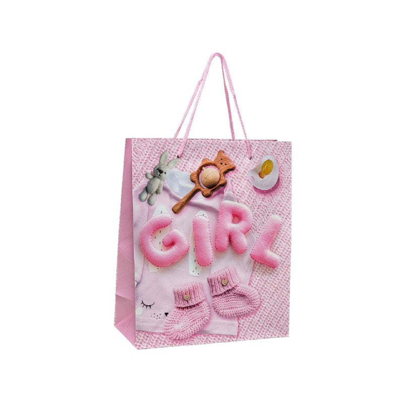 BOLSA DE REGALO BABY SHOWER PEQUEÑA 18X8X21.5CM
