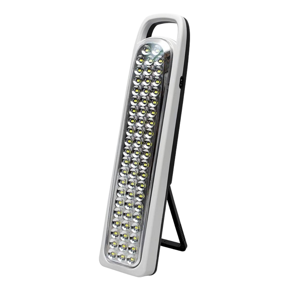 LUCES LED LAMPARA DE EMERGENCIA 66 LED BLUE RECARGABLE