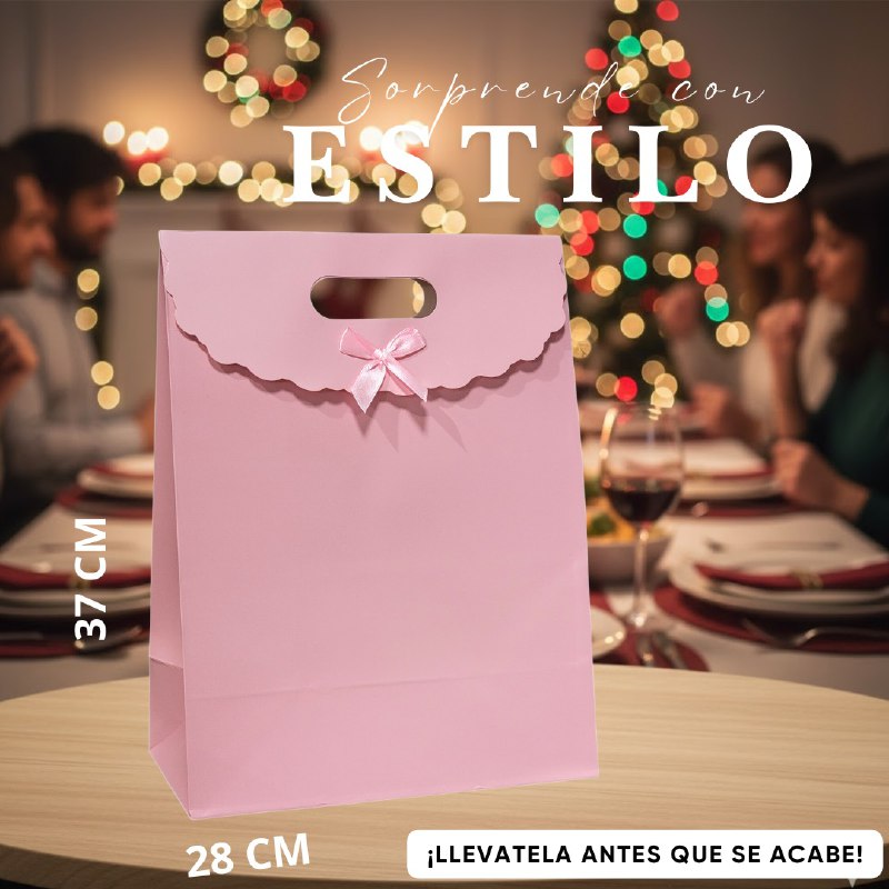 BOLSA DE REGALO EXTRA GRANDE 28X37CM