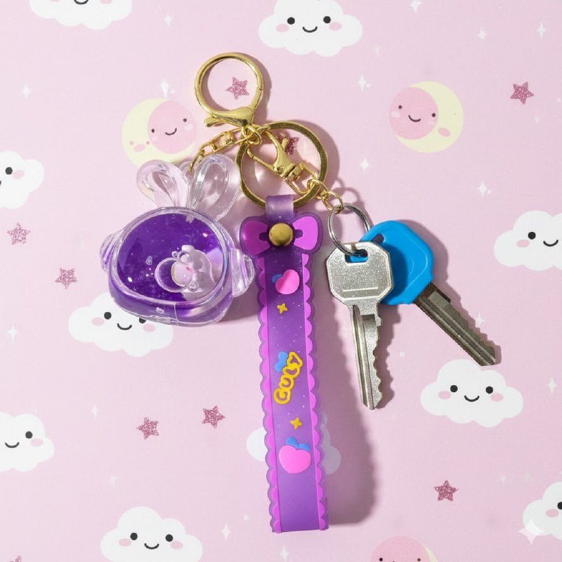 LLAVEROS DE ARENA MOVEDIZA LIQUIDA, 8 ESTILOS DISPONIBLES