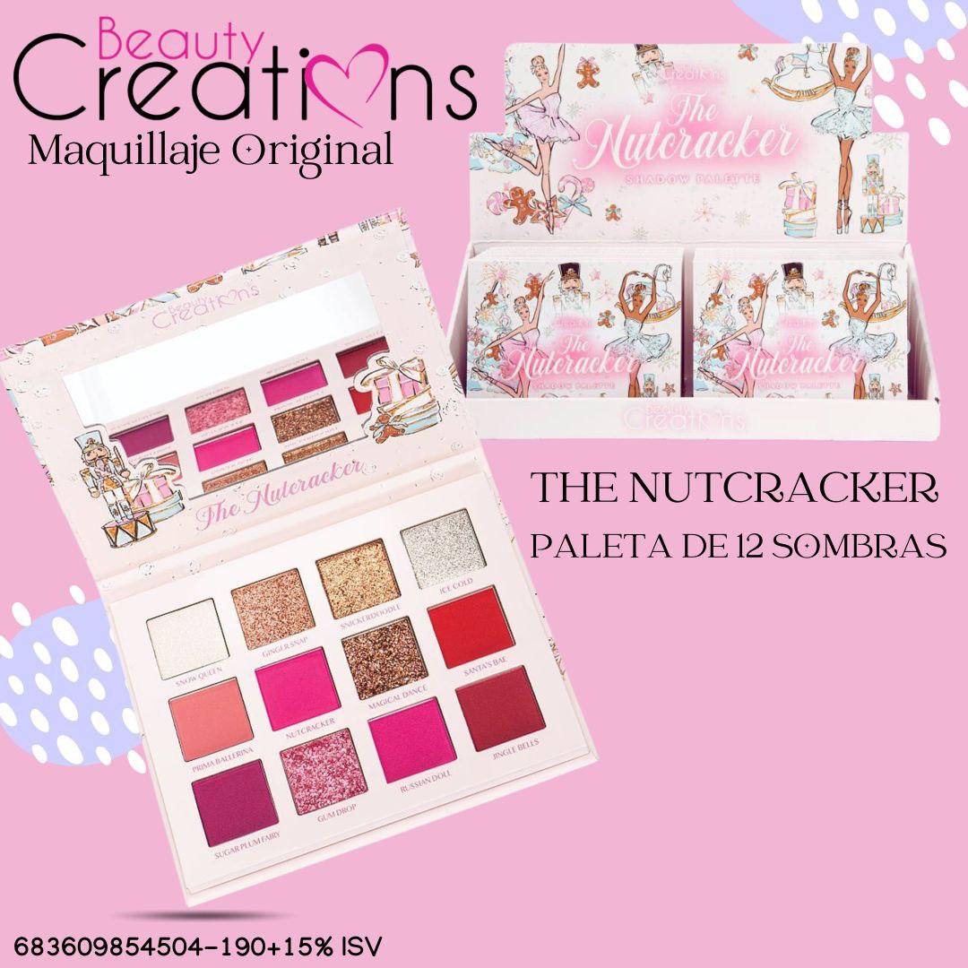 SOMBRA PARA OJOS EN PALETA BEAUTY CREATIONS THE NUTCRACKER 12 SOMBRAS