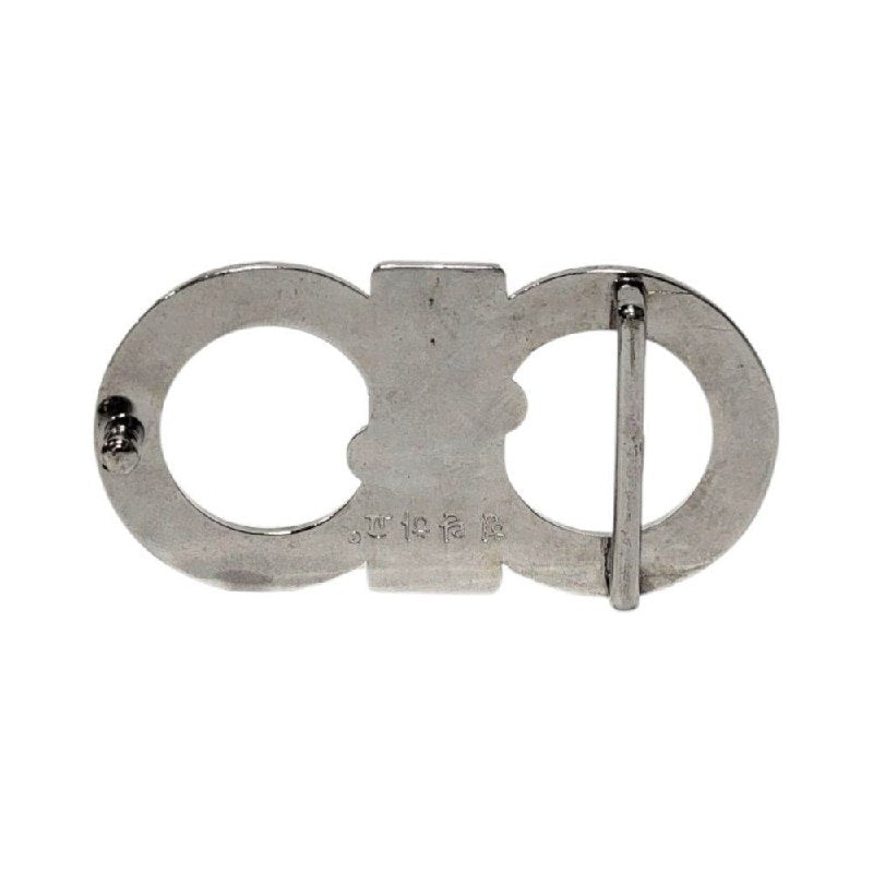 HEBILLA DE FAJA FERRAGAMO PLATEADA