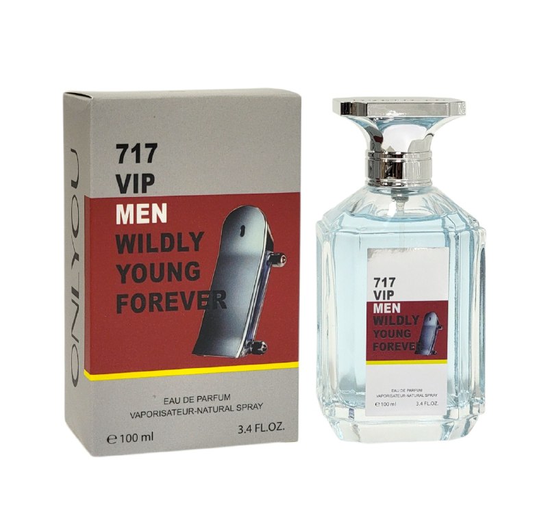 717 VIP MEN WILDLY YOUNG FOREVER MYSTICAL EDP 100ML (H) (AROMA SIMILAR CAROLINA HERRERA 212 HEROES)