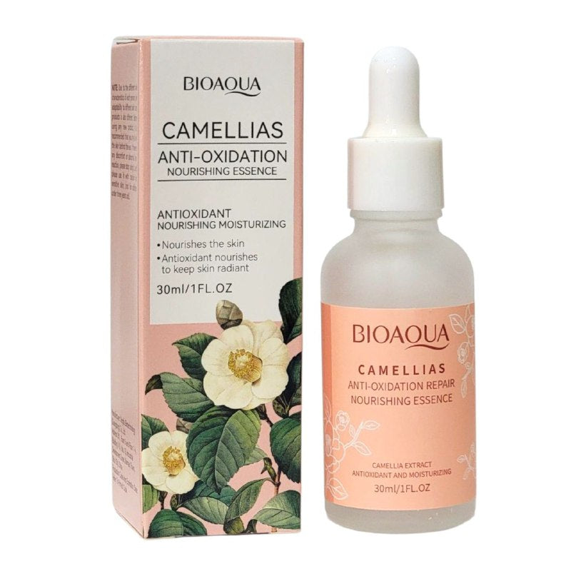 SUERO FACIAL DE ESENCIA DE CAMELIA, NUTRITIVA, ANTIOXIDANTE Y FACIL DE ABSORBER, HIDRATA Y PROTEGE LA PIEL BIOAQUA 30ML