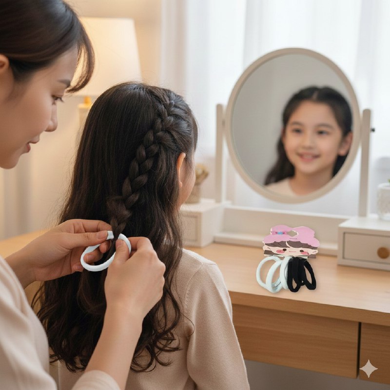 COLAS PARA EL CABELLO GRANDES COLORES VIBRANTES EN PAQUETE DE 12UND