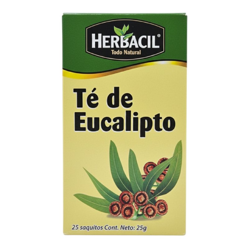 TE DE EUCALIPTO NATURAL QUE ALIVIA EL RESFRIADO Y GRIPE HERBACIL 25UND