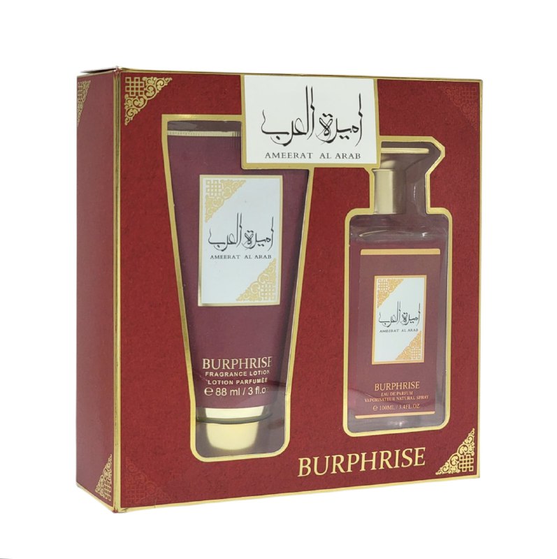 SET BURPHRISE AMEERAT AL ARAB EDP 100ML, BODY LOTION 88ML (M)