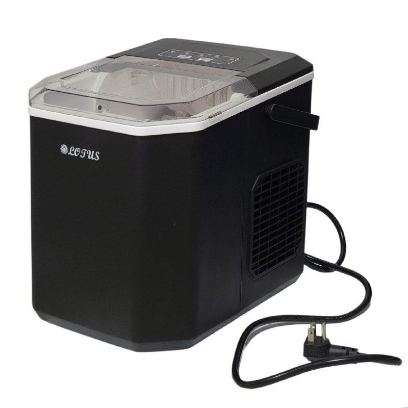 MAQUINA DE HIELO PORTATIL, PRODUCE 26LBS DE HIELO, DEPOSITO DE AGUA DE 1.2L EN 6-8MIN LOTUS
