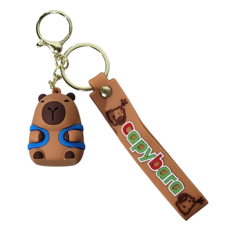 LLAVEROS DE CAPIBARA,CAPYBARA, 6 ESTILOS DISPONIBLES