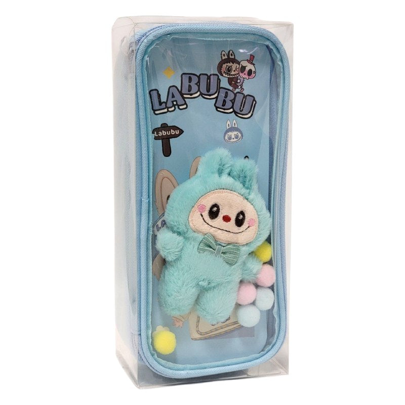 CARTUCHERA DE LABUBU QUE COMBINA ORGANIZACION IMPECABLE CON DISEÑO IRRESISTIBLE 3 COLORES