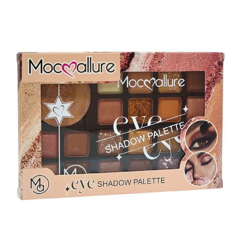 SOMBRA DE OJOS EN PALETA DE 21 COLORES MOCMALLURE 28G