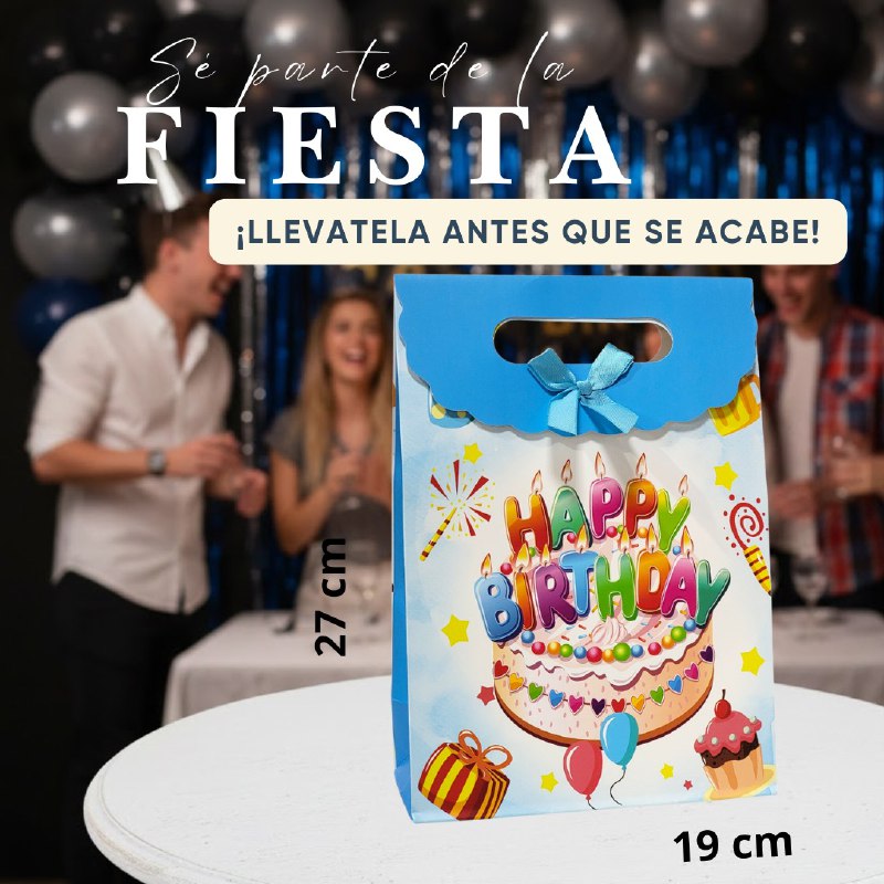 BOLSA DE REGALO MEDIANO 19X27CM