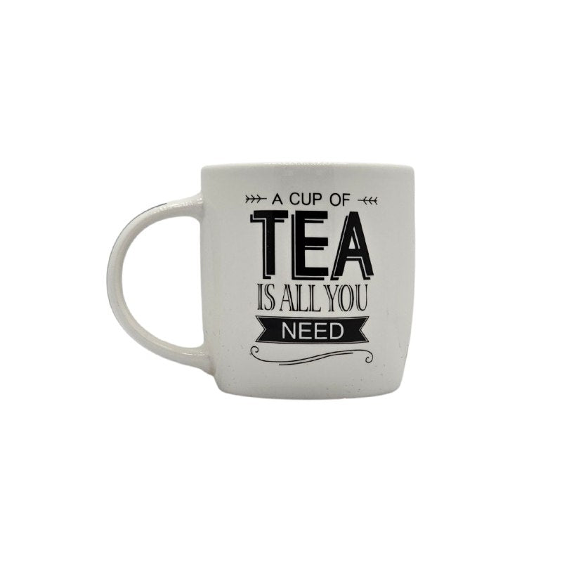 TAZAS DE CERAMICA DE ALTA RESISTENCIA CON ACABADO BRILLANTE Y DISEÑO ERGONOMICO 330ML, 9 ESTILOS