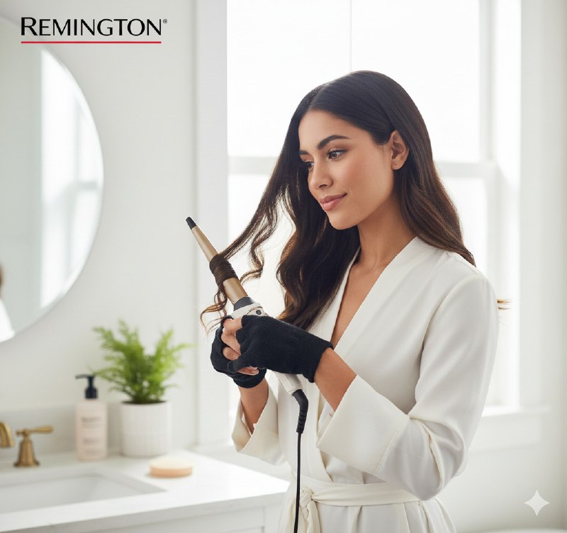 RIZADORA ENCOLOCHADORA DE RESULTADOS DE SALON CON CERAMICA, CONTROL DE TEMPERATURA REMINGTON