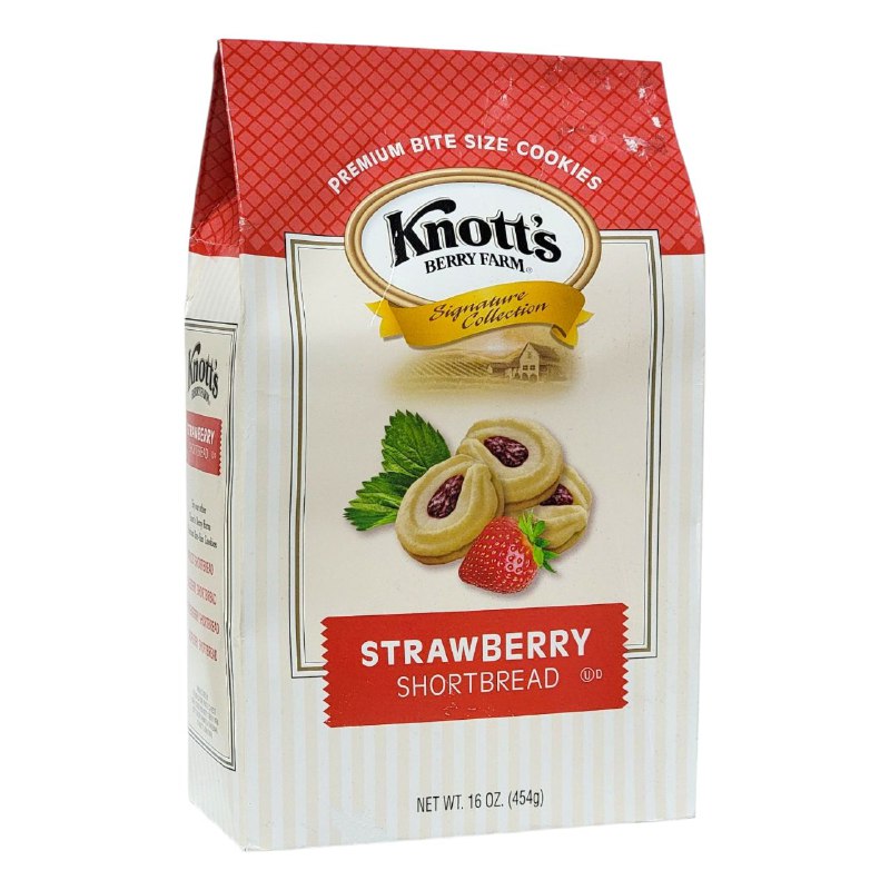 GALLETAS GOURMET PREMIUM DE MANTEQUILLA SABOR A FRESA KNOTTS 454G