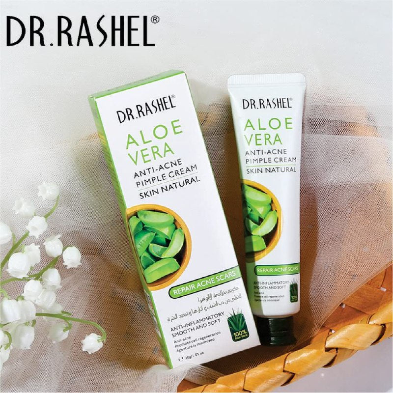 Crème Anti-acné Dr Skin Au Gel D'aloe Vera - Nettoyant Visage 30ml Pour Peaux à Imperfections