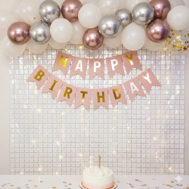 DECORACION ADORNO CORTINAS DE FLECOS FOIL PARA CUMPLEAÑOS FOIL FRINGE, 4 ESTILOS