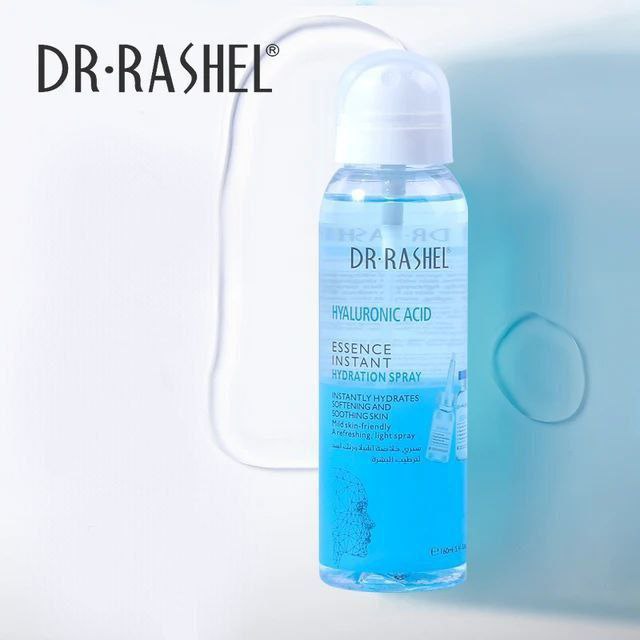 SPRAY FACIAL DE HIDRATACION INSTANTANEA DE ACIDO HIALURONICO SUAVIZA Y CALMA LA PIEL LIGERO Y REFRESCANTE DR RASHEL 160ML