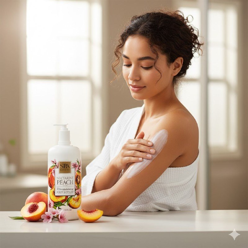 CREMA CORPORAL CON AROMA A NECTARINA Y MELOCOTON HUMECTANTES AVANZADOS QUE REVITALIZAN Y REPONEN LA HIDRATACION NATURAL DE LA PIEL, USO REGULAR SPA LUXURY 1L