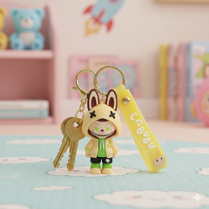 LLAVEROS DE LABUBU, 4 ESTILOS DISPONIBLES