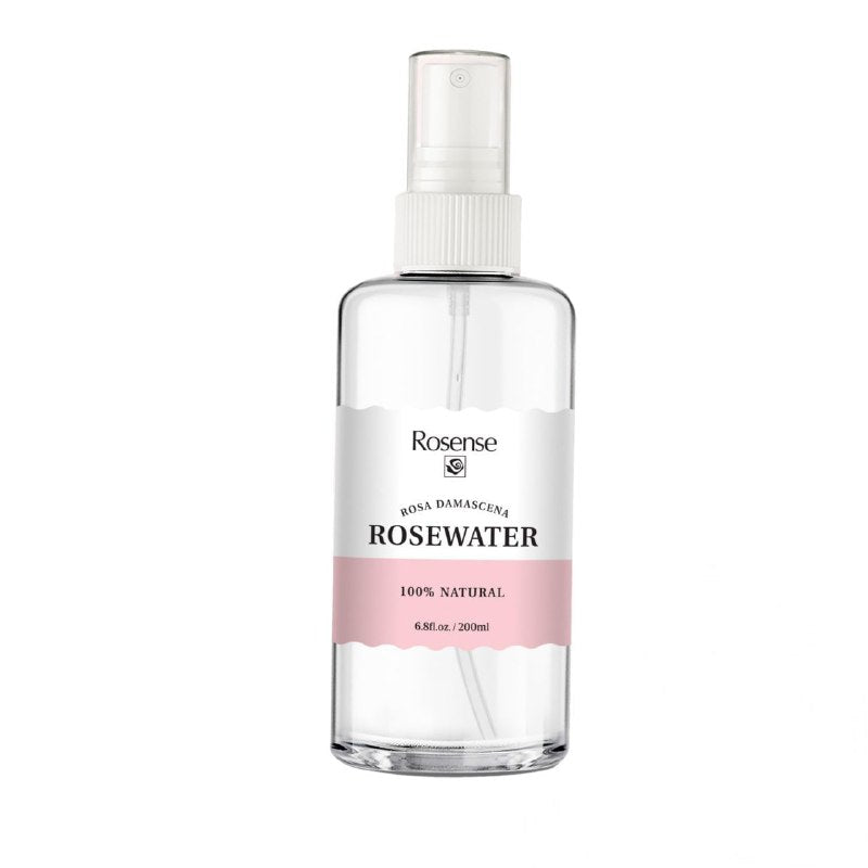 SPRAY FACIAL DE AGUA DE ROSA DAMASCENA 100% NATURAL ROSENSE 200ML