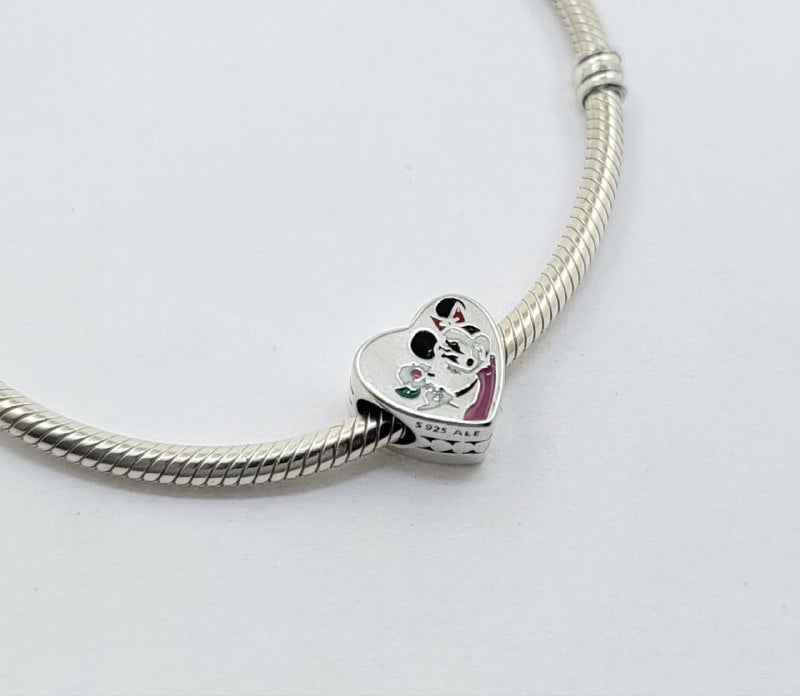 PCHARM4101 FORMA CORAZON PANDORA PLATA 9.25