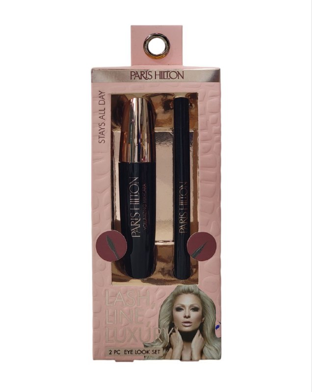 MASCARA PARA PESTAÑAS VOLUMIZADORA 10ML Y DELINEADOR EN LAPIZ 1.2ML ORIGINAL PARIS HILTON