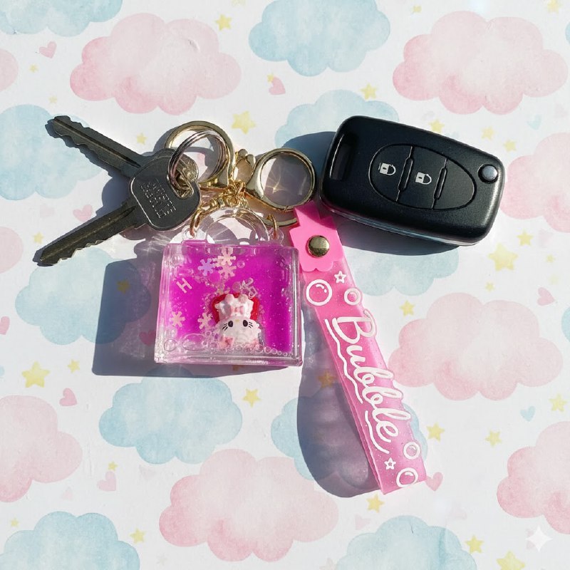 LLAVEROS DE ARENA MOVEDIZA LIQUIDA, 6 ESTILOS DISPONIBLES