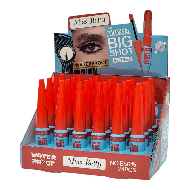 DELINEADOR DE OJOS LIQUIDO,MISS BETTY THE DUPE MAYBELLINE COLOSSAL 6G  IMPERMEABLE 24H EXTREMADAMENTE OSCURO