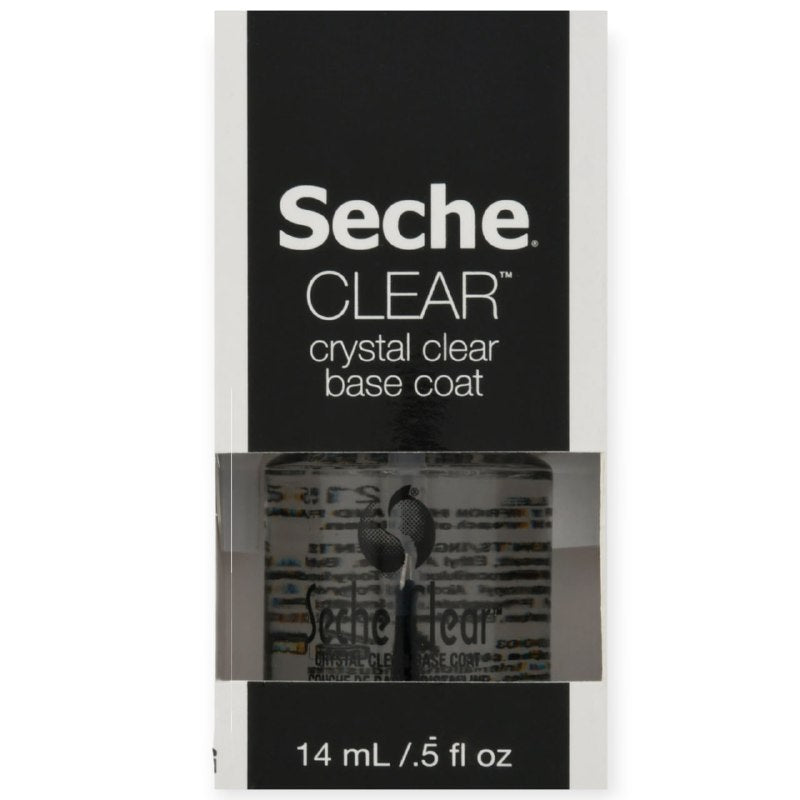 ESMALTE DE UÑAS DE CAPA BASE TRANSPARENTE RAPIDO SECADO SECHE CLEAR 14ML