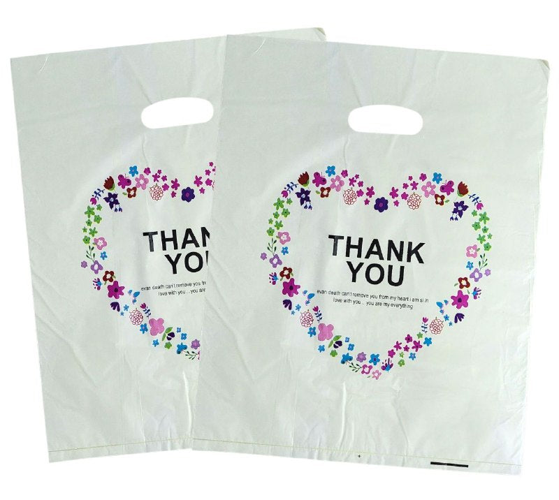 BOLSA DE REGALO PLASTICA EXTRA GRANDE 35X45CM, PAQUETE 100UND