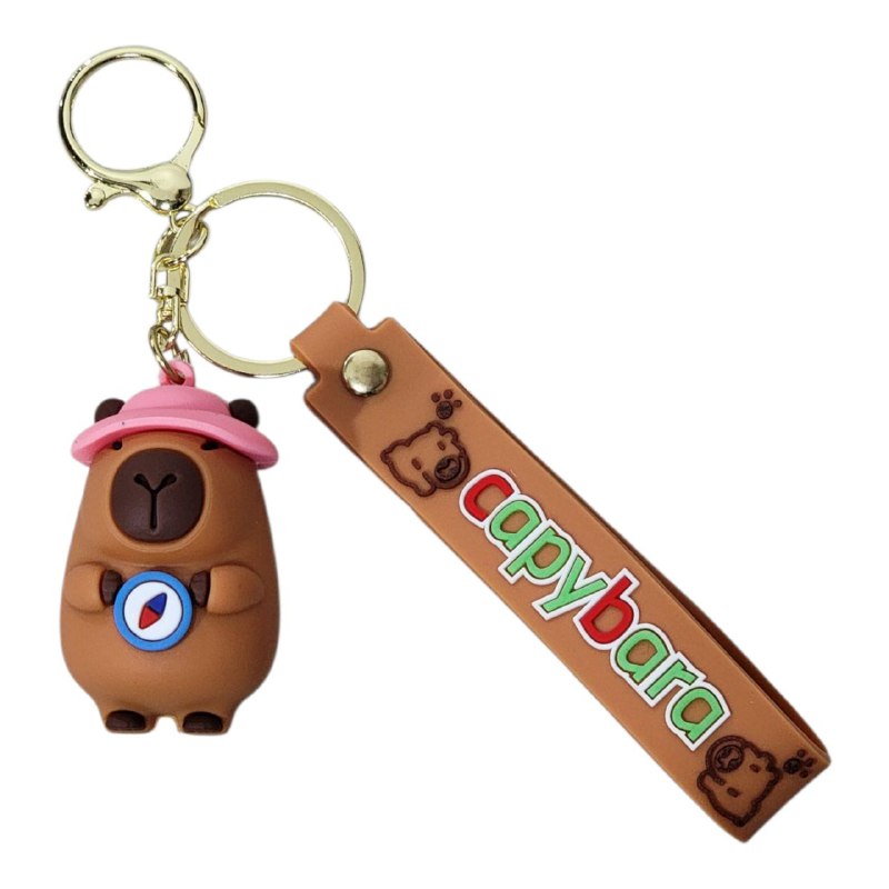 LLAVEROS DE CAPIBARA,CAPYBARA, 5 ESTILOS DISPONIBLES