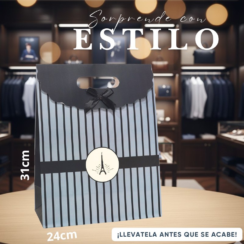 BOLSA DE REGALO GRANDE 24X31CM