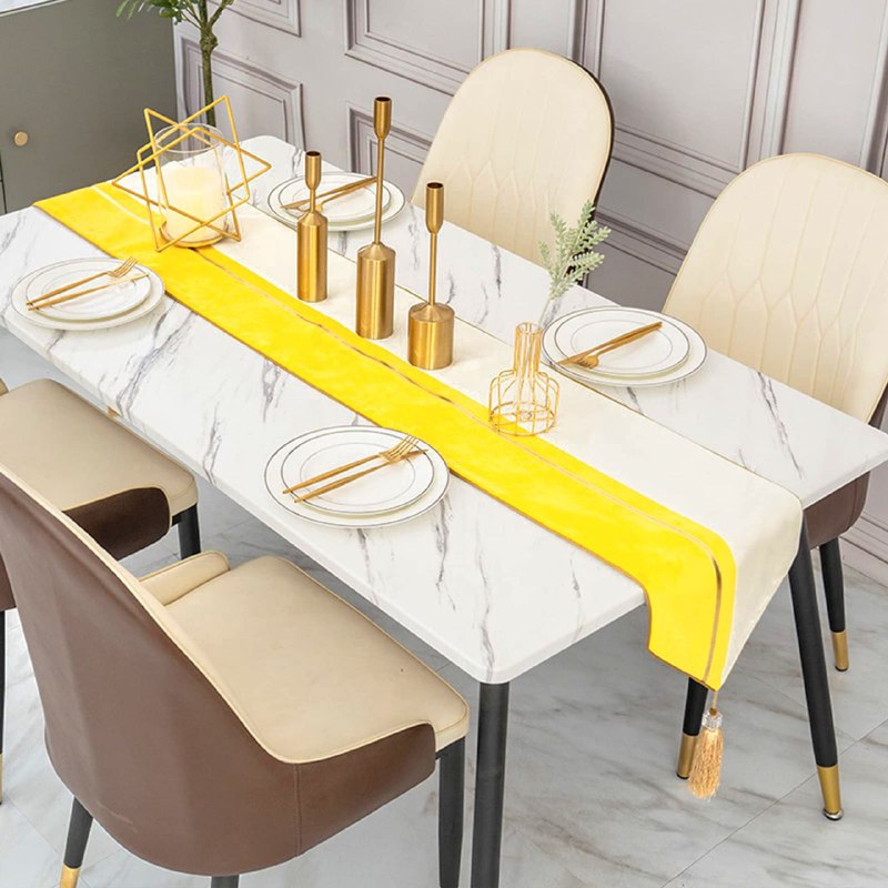 MANTEL PARA MESA ELEGANTE, CAMINO DE COMEDOR, DE LINO, DECORATICO, ESTILO RECTANGULAR 32X210CM