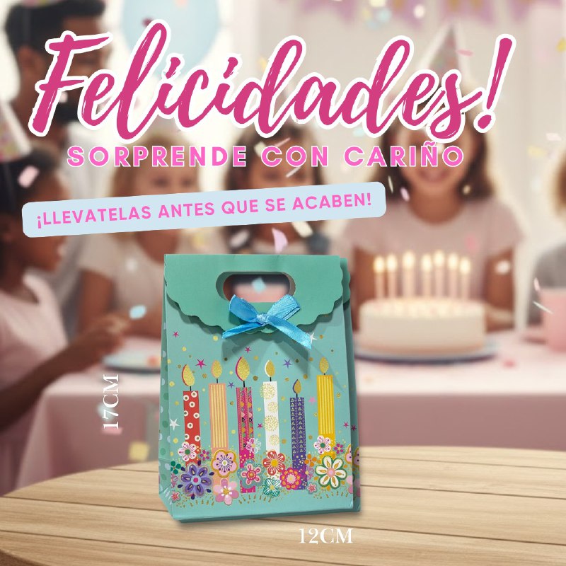 BOLSA DE REGALO EXTRA PEQUEÑA 12X17CM