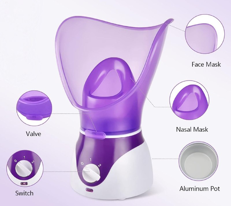 MAQUINA VAPORIZADORA FACIAL PARA LIMPIEZA DE LA CARA NTFS BEAUTY