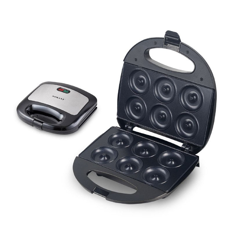 MAQUINA DE MINI DONAS CALEFACCION DE DOBLE CARA 750W, SK-BBQ-856 SOKANY