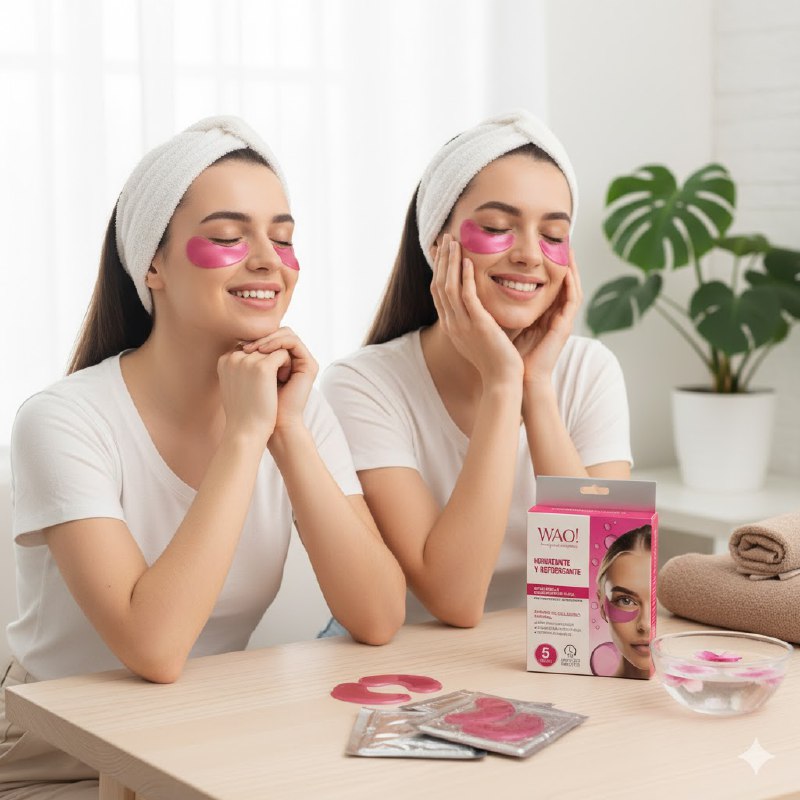 MASCARILLA FACIAL PARA EL CONTORNO DE OJOS CON COLAGENO NATURAL ANTIENVEJECIMIENTO WAO 5UND