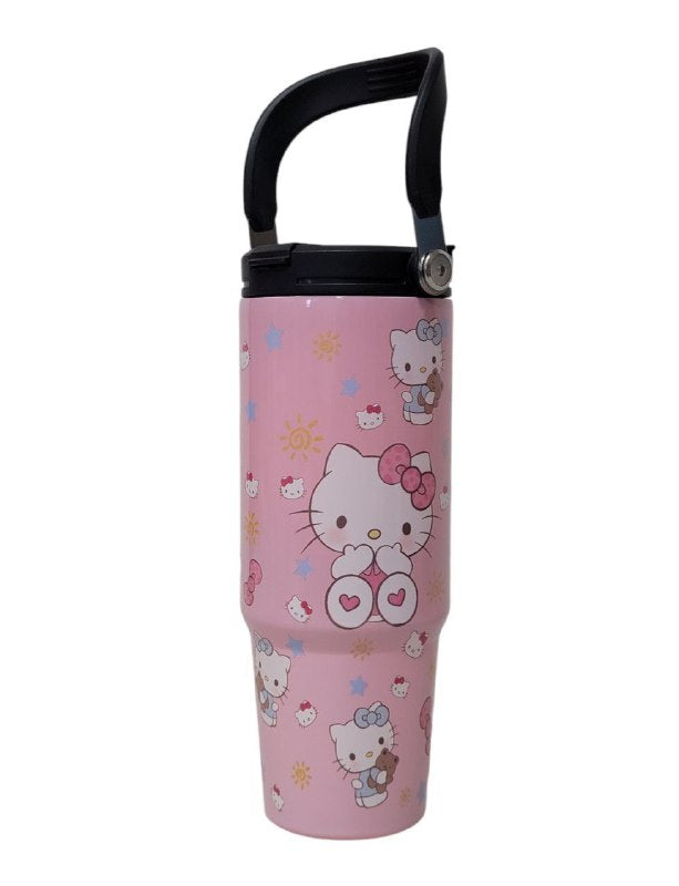 TERMO DE ACERO INOXIDABLE HELLO KITTY 900ML