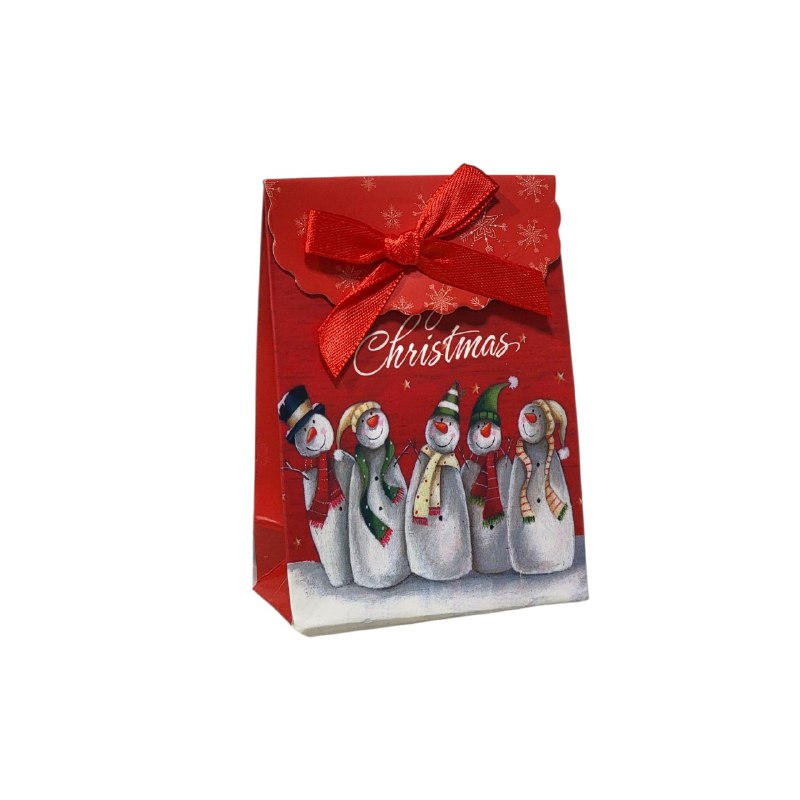 BOLSA DE REGALO NAVIDEÑA PEQUEÑA XXS 7CMX10CM, 15 ESTILOS