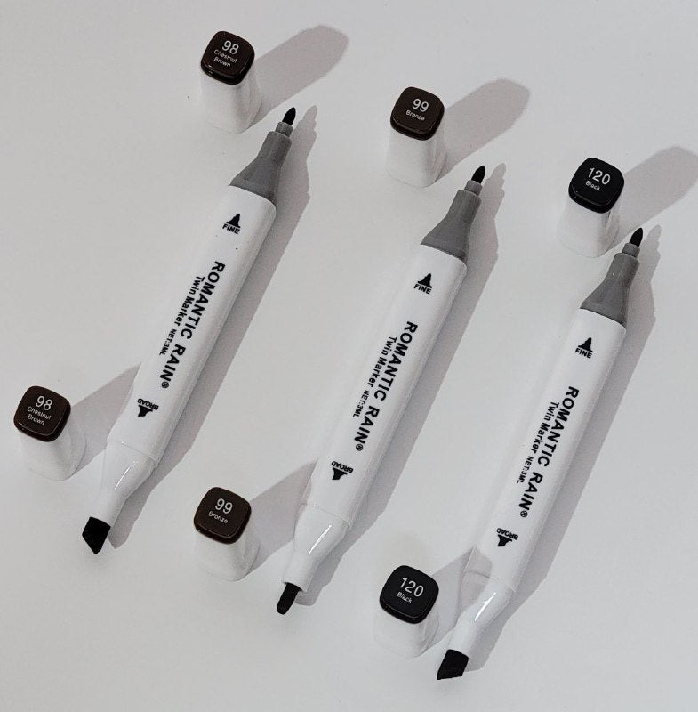 LAPIZ DELINEADOR PARA CEJAS Y OJOS 2 EN 1 IMPERMEABLE ROMANTIC RAIN