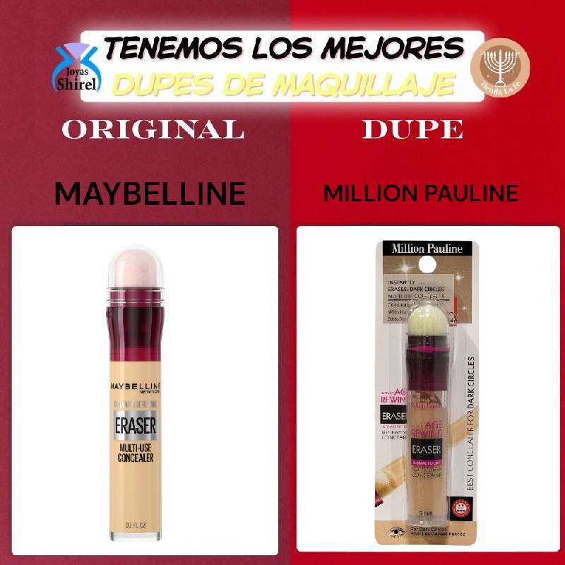 CORRECTOR MULTIFUNCIONAL ANTIEDAD MILLION PAULINE 6ML DUPE DE MAYBELLINE