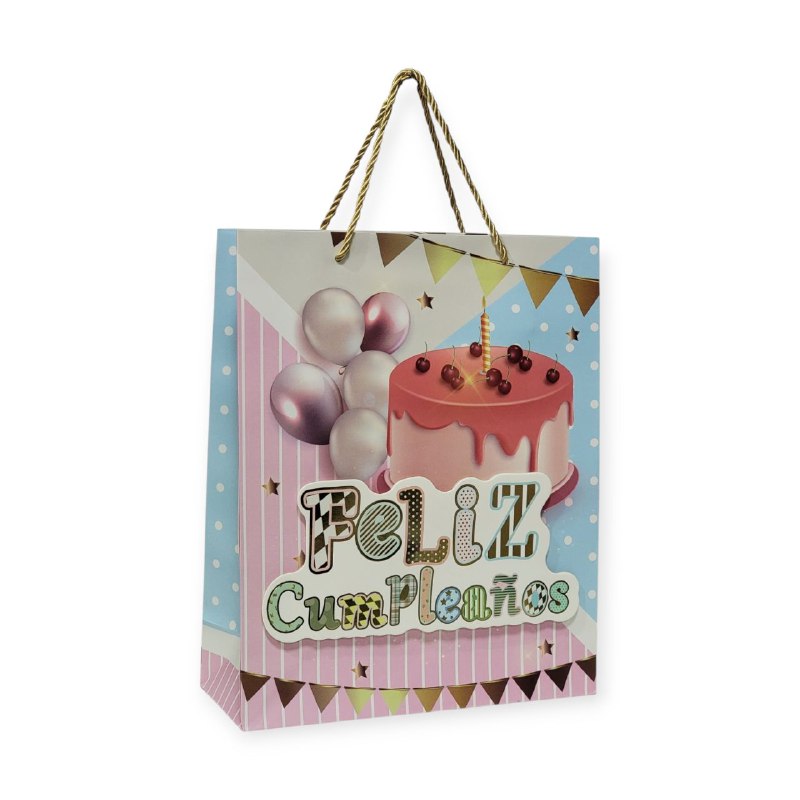 BOLSA DE REGALO MEDIANA 26X32X10CM