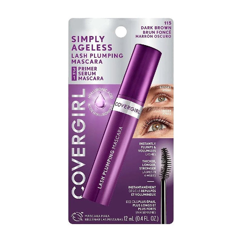 MASCARA PARA PESTAÑAS VOLUMIZADORA 3 EN 1 ORIGINAL COVERGIRL 12ML