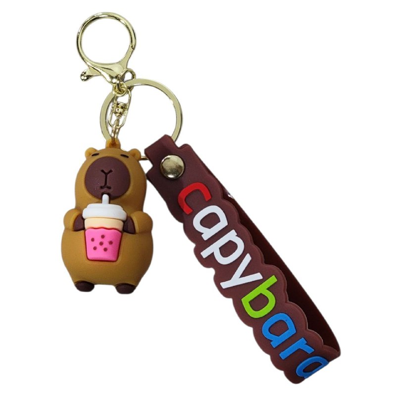 LLAVEROS DE CAPIBARA,CAPYBARA, 7 ESTILOS DISPONIBLES