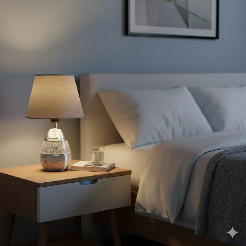 LAMPARA DE NOCHE ELECTRCA DE CERAMICA PARA DORMITORIOS, SALA DE ESTAR, ETC ELEGANTE H232114 SANI