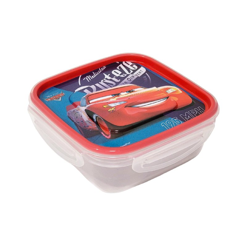 ORGANIZADOR RECIPIENTE PARA NIÑOS CON DISEÑO DE CARS