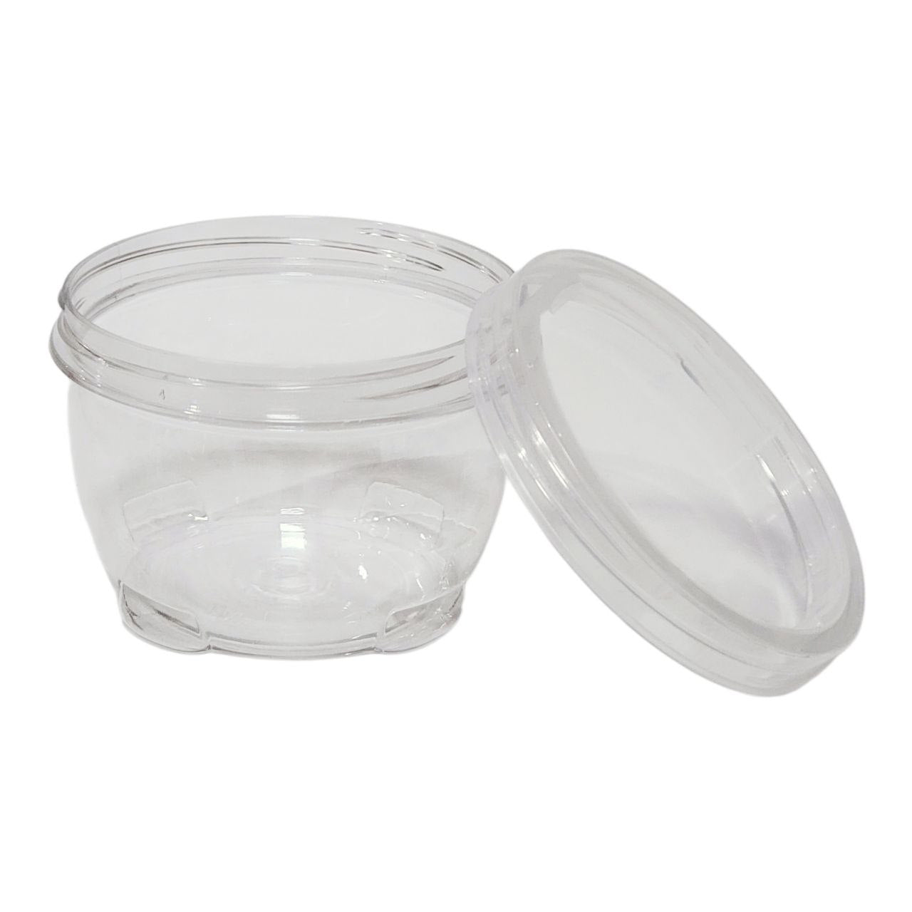 ORGANIZADOR RECIPIENTE DE ALIMENTOS DE PLASTICO REDONDO 3PCS LOTUS 260ML